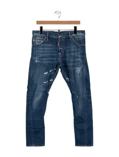 Pre-owned Dsquared2 Skinny Jeans In Blue