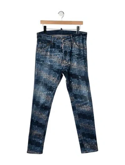 Pre-owned Dsquared2 Skinny Jeans In Blue