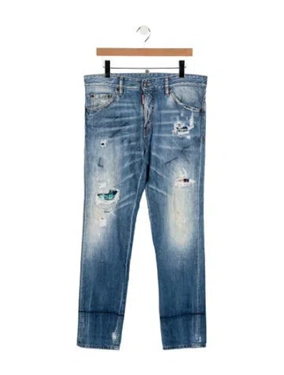Pre-owned Dsquared2 Skinny Jeans In Blue