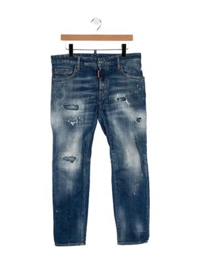 Pre-owned Dsquared2 Skinny Jeans In Blue