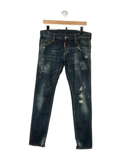 Pre-owned Dsquared2 Skinny Jeans In Blue