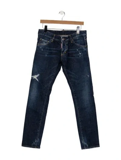 Pre-owned Dsquared2 Skinny Jeans In Blue