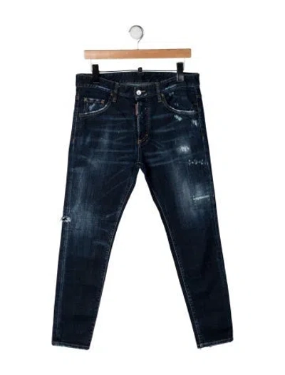 Pre-owned Dsquared2 Skinny Jeans In Blue