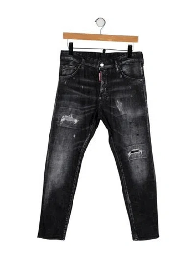 Pre-owned Dsquared2 Skinny Jeans In Gray