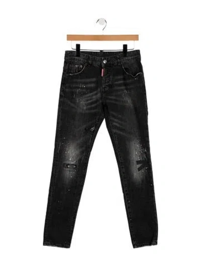 Pre-owned Dsquared2 Skinny Jeans In Gray