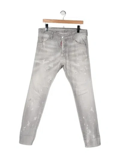 Pre-owned Dsquared2 Skinny Jeans In Neutral