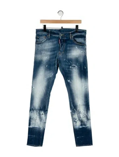 Pre-owned Dsquared2 Skinny Jeans W/ Tags In Blue
