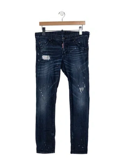 Pre-owned Dsquared2 Skinny Jeans W/ Tags In Blue