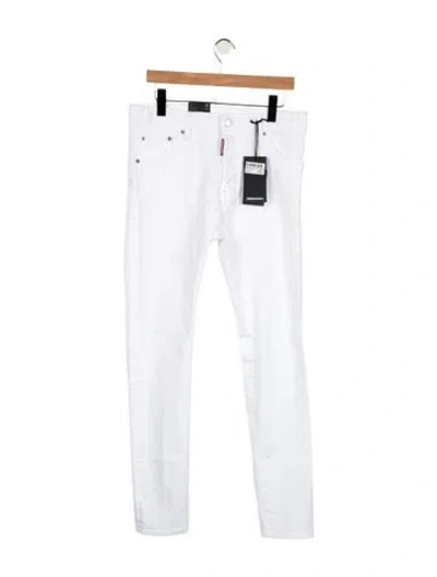 Pre-owned Dsquared2 Skinny Jeans W/ Tags In White