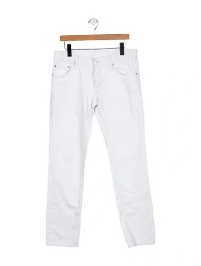 Pre-owned Dsquared2 Skinny Jeans In White