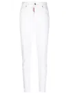 Dsquared2 Skinny Jeans With Classic Five-pocket Design In White