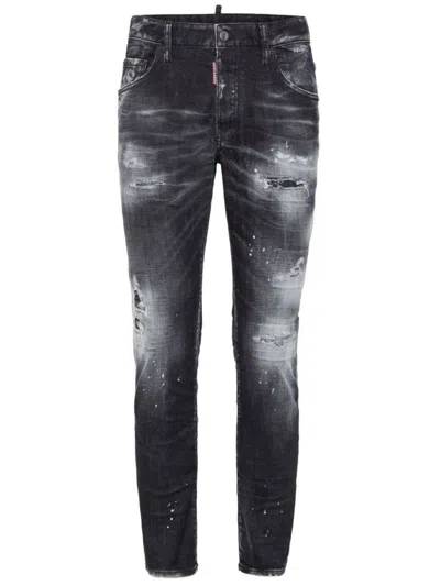 Dsquared2 Skinny Jeans With Distressed Whiskering