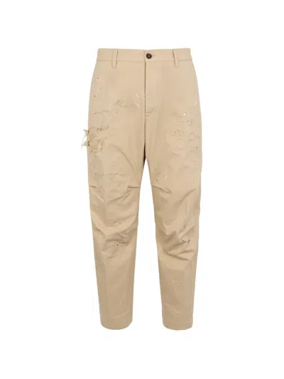 Dsquared2 Skipper Chino Hose In Neutral
