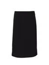 Dsquared2 Dart-detailed Midi Skirt In Black