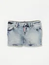 Dsquared2 Skirt  Kids Color Denim In Denim