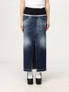 Dsquared2 Skirt  Woman Color Blue In Blau