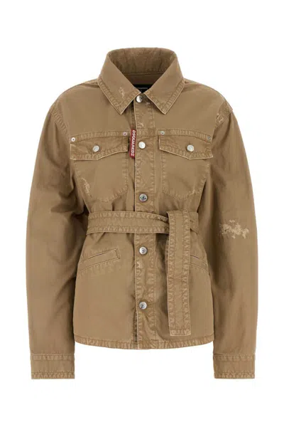 Dsquared2 Skirts In Beige O Tan