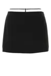 Dsquared2 Black Polyester Mini Skirt In Black