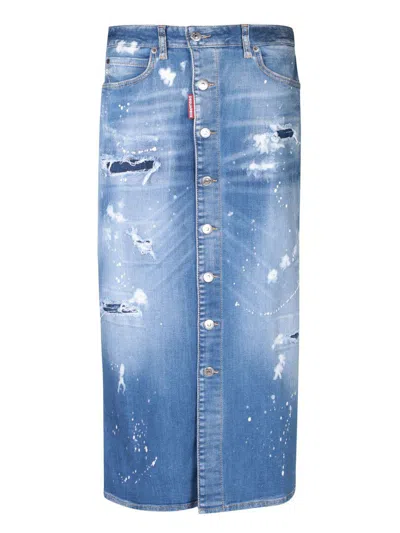 Dsquared2 Skirts In Blue