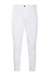 Dsquared2 Sleek Fit Trousers For Men In White