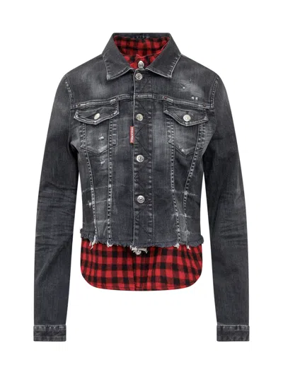 Dsquared2 Sleek Modern Jacket In Nero
