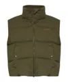 Dsquared2 Sleeveless Down Jacket In Green