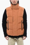 Dsquared2 Sleeveless Down Jacket With Logoed Velcro