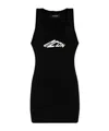 Dsquared2 Logo-print Mini Dress In Black