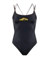 Dsquared2 Sleeveless One-piece Swimsuit In Black