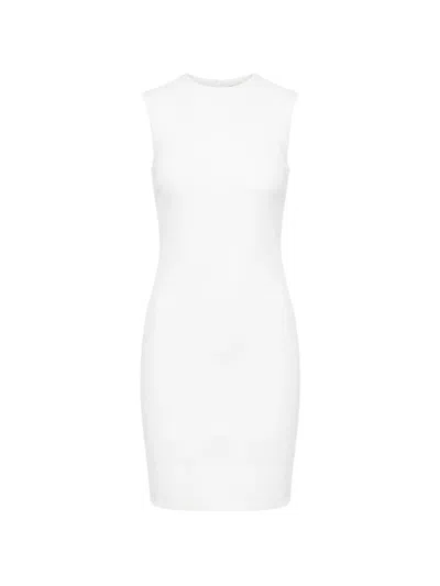 Dsquared2 Sleeveless Open-back Mini Dress In White