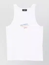 Dsquared2 Sleeveless Scoop Neck Graphic Print