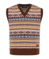 Dsquared2 Sleeveless Sweater In Brown