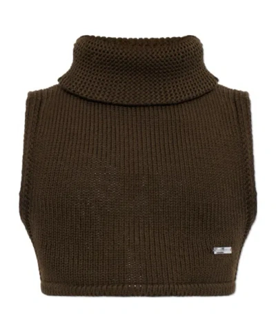 Dsquared2 Sleeveless Sweater In Purple