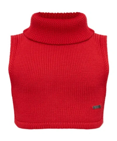 Dsquared2 Sleeveless Sweater In Red