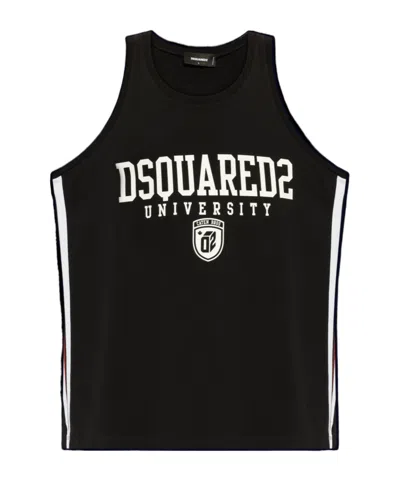 Dsquared2 Sleeveless T-shirt In Black