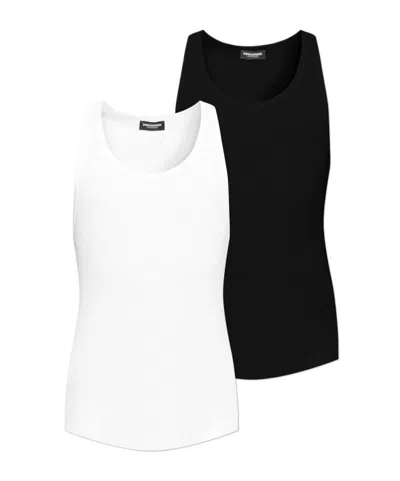 Dsquared2 Sleeveless T-shirt Two-piece In White