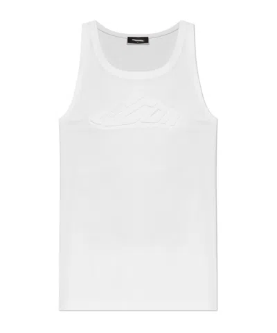Dsquared2 Sleeveless T-shirt In White
