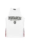 Dsquared2 Logo-print Tank Top In White