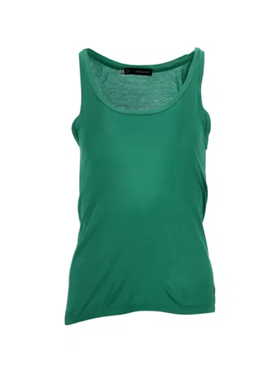 Pre-owned Dsquared2 Sleeveless Tank Top In Green