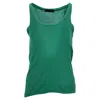 Dsquared2 Sleeveless Tank Top In Green Cotton In Green