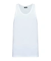 Dsquared2 Stretch-cotton Tank Top In White