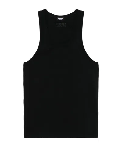 Dsquared2 Sleeveless Vest In Black
