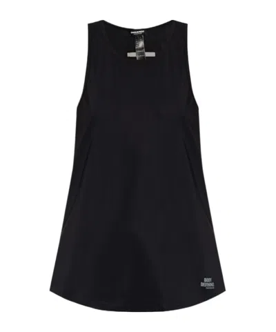 Dsquared2 Sleeveless Vest In Black