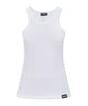 Dsquared2 Logo-patch Tank Top In White