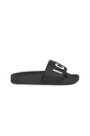 Dsquared2 Slide Slippers With Icon Logo In Black