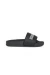 Dsquared2 Logo-print Slides In Black