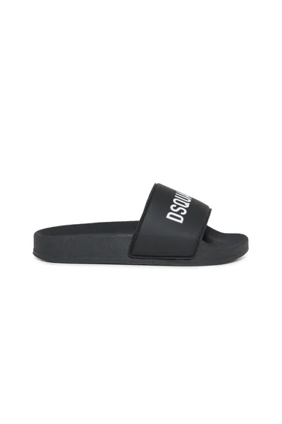 DSQUARED2 CIABATTE SLIDE CON LOGO