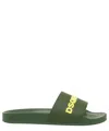 Dsquared2 Raised-logo Slides In Green