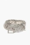 Dsquared2 Slim Belt Embellished With Jewels 25mm