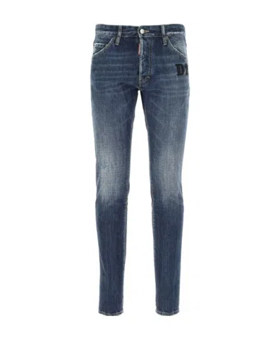 Dsquared2 Slim-cut Denim Jeans In Blue
